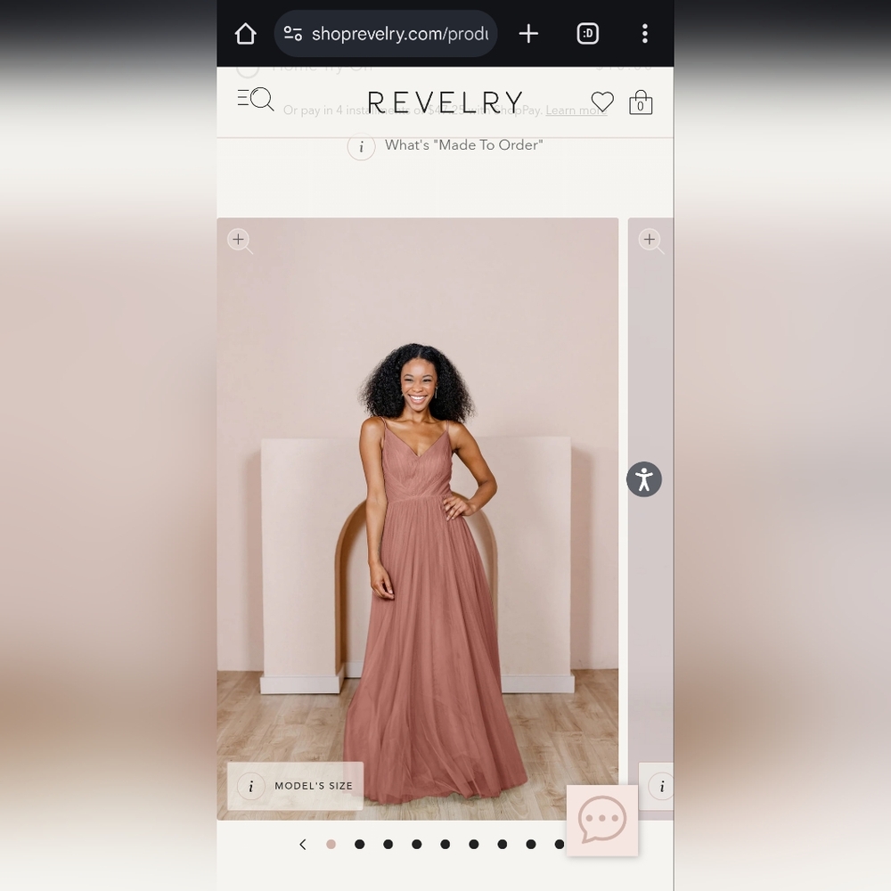 Revelry Desert Rose Penelope Tulle Dress